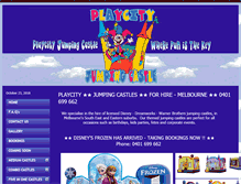 Tablet Screenshot of playcity.com.au